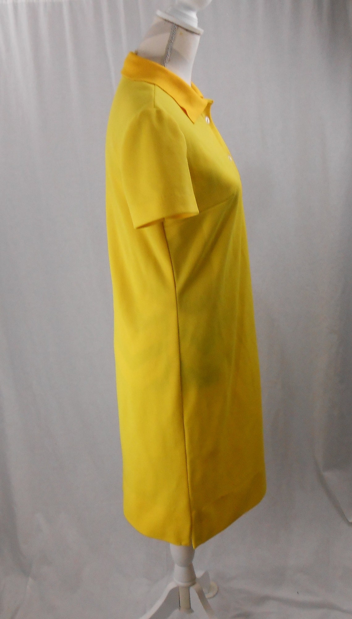Vintage 1980's/90's Yellow Sports Dress by Westover Etsy