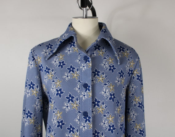 Vintage 1970's Polyester Top