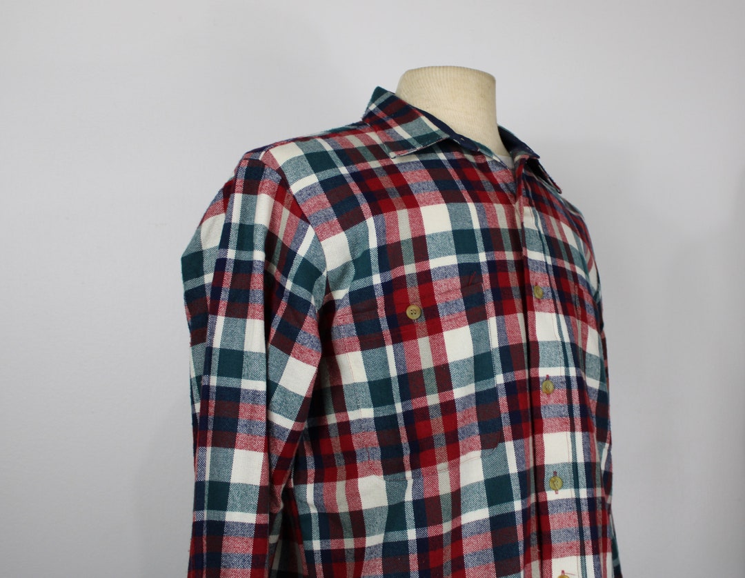 Vintage 1980's Flannel by Arrow Sport - Etsy