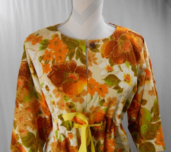 Vintage 1960's/70's Handmade Dress/Housecoat