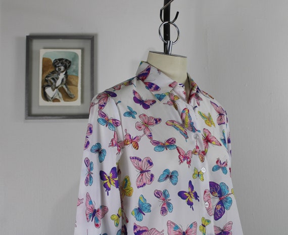 Vintage 1970's/80's Blouse by King James - image 1