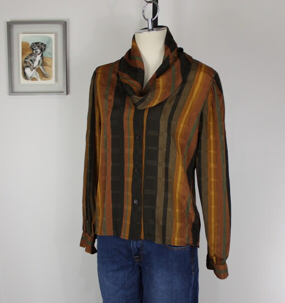 Vintage 1990's Blouse by laura osborne - image 8