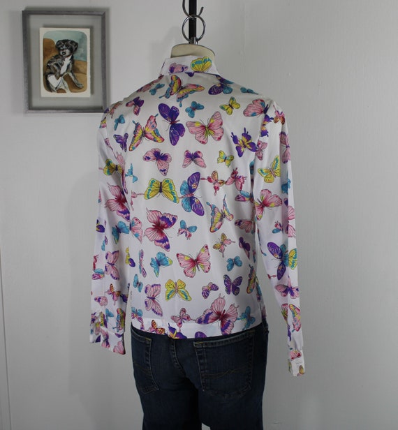 Vintage 1970's/80's Blouse by King James - image 5