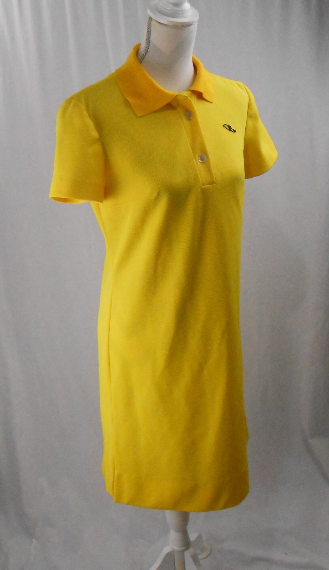 Vintage 1980's/90's Yellow Sports Dress by Westover Etsy