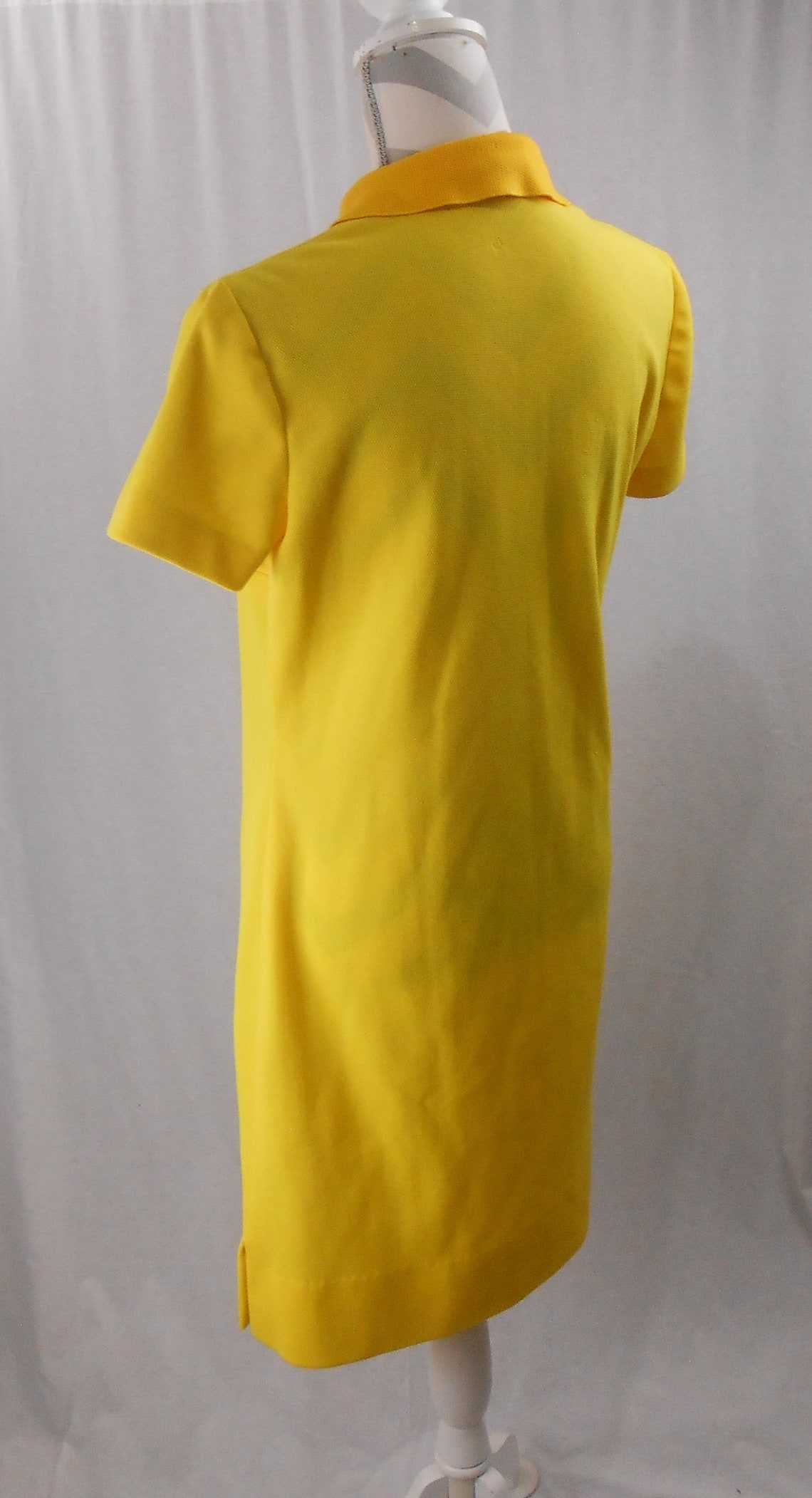 Vintage 1980's/90's Yellow Sports Dress by Westover Etsy