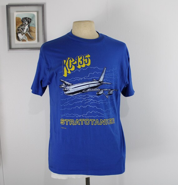 Vintage 1980'sKC-135 Stratotanker T-Shirt by Hane… - image 1