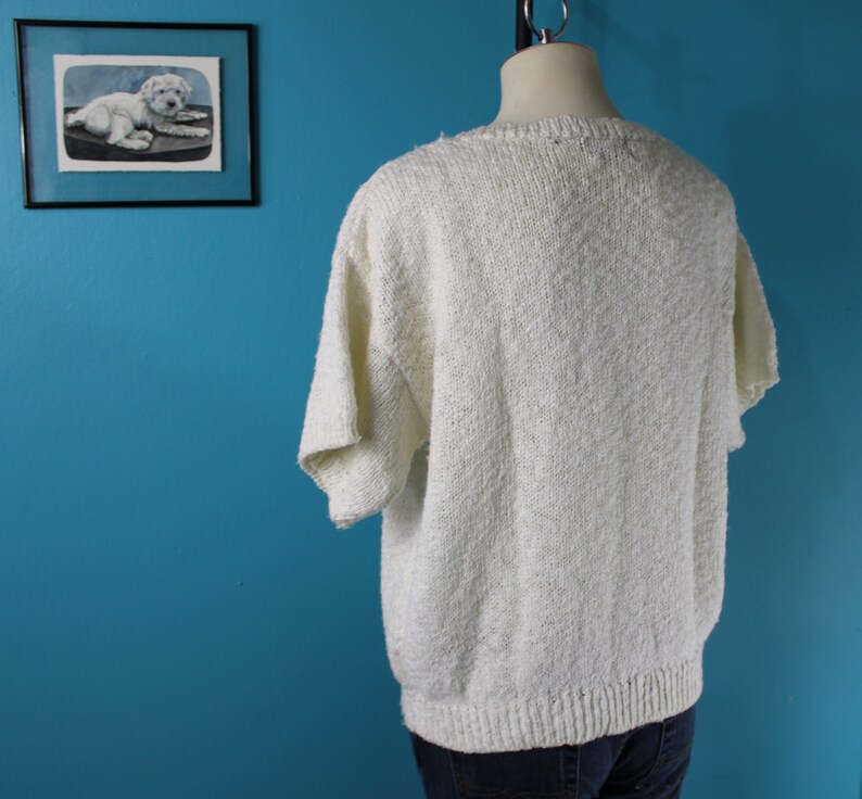 Vintage 1980's Knitted Sweater Top by Catalina image 6