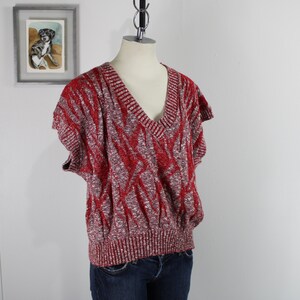 Vintage 1970's Sweater Top by Glamour Knits image 2