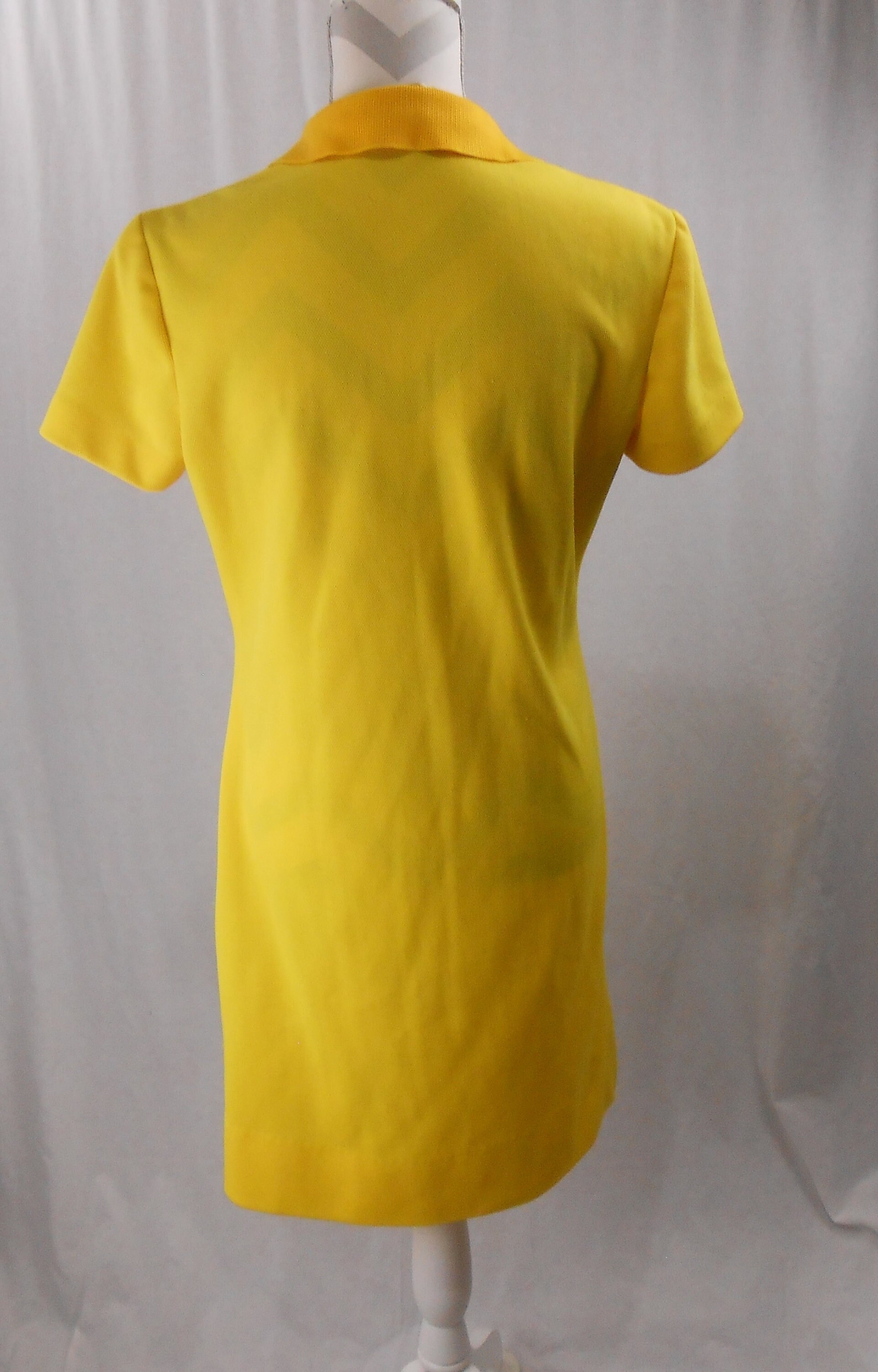 Vintage 1980's/90's Yellow Sports Dress by Westover Etsy