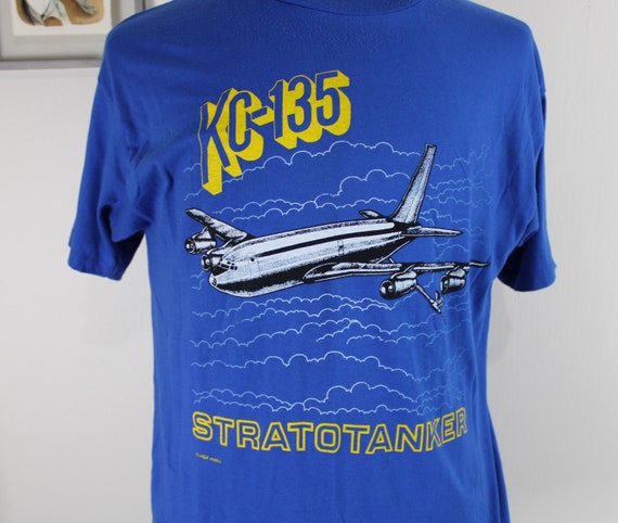 Vintage 1980'sKC-135 Stratotanker T-Shirt by Hane… - image 2
