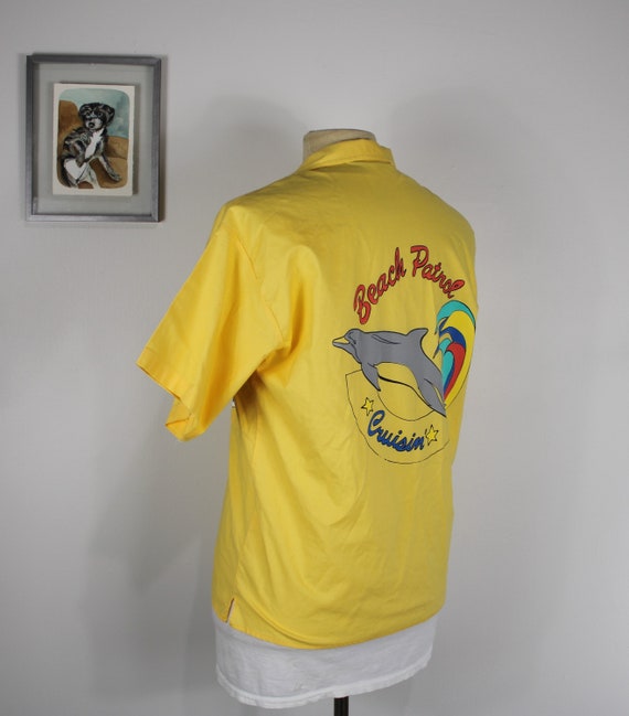 Vintage 1980's Screen Printed Shirt by Dead Center - image 6