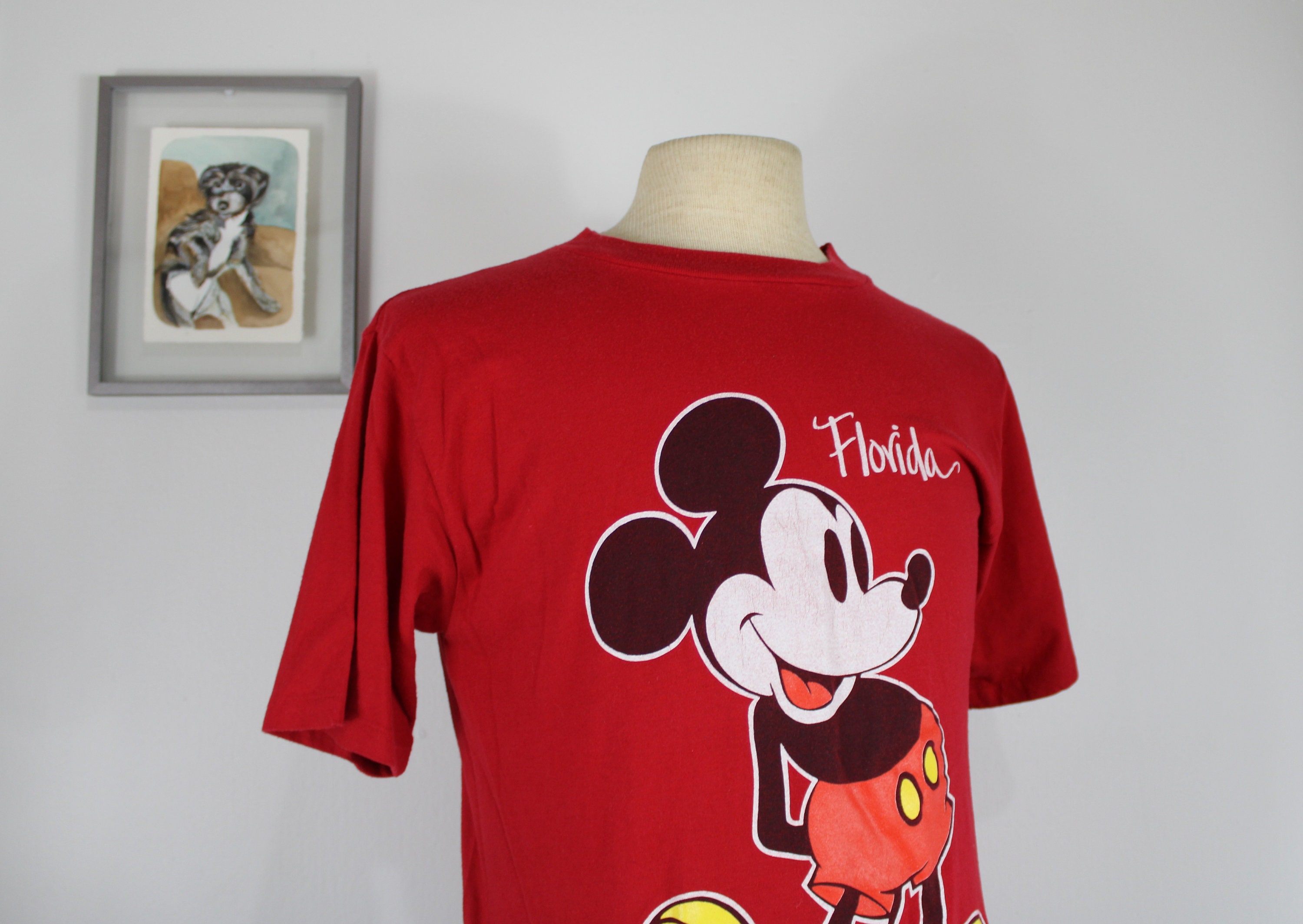Vintage 1970's/80's Mickey Mouse Tee by Velva Sheen | Etsy