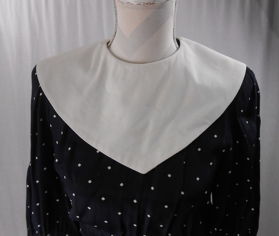 Vintage 1980's Polka Dot Dress by J.H. Paul ltd - image 1