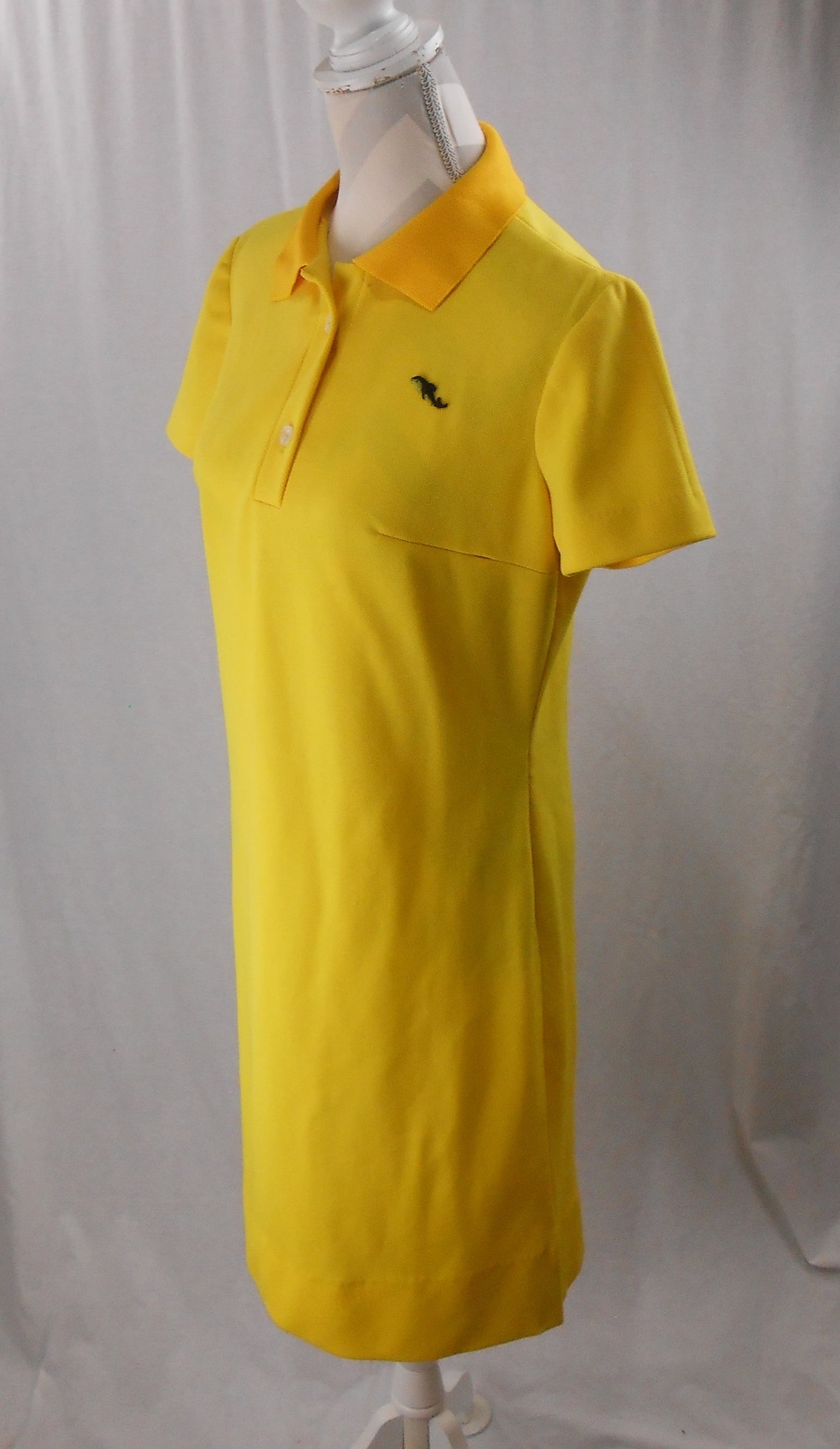 Vintage 1980's/90's Yellow Sports Dress by Westover Etsy