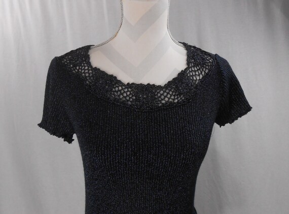 Vintage 1970's Metallic Dress by Wenjilli