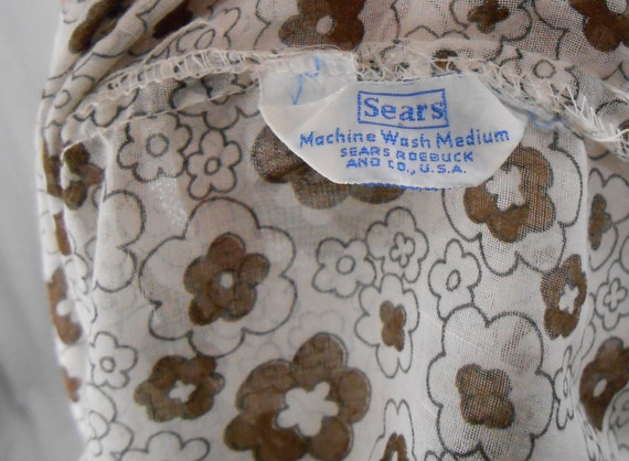 Vintage 1970's Floral Western Shirt by Sears - image 9