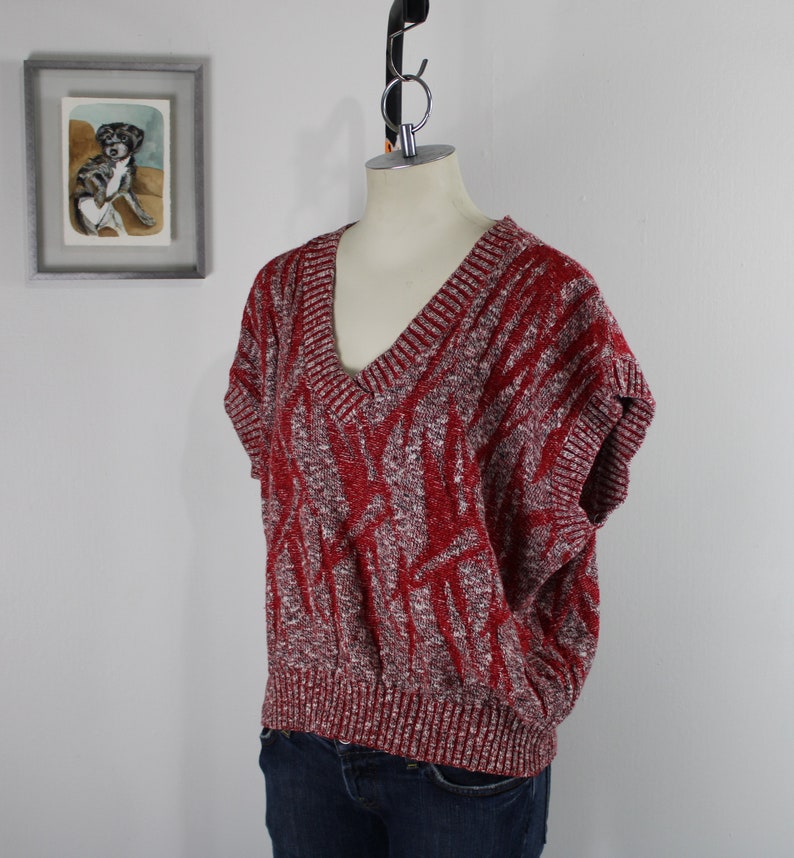 Vintage 1970's Sweater Top by Glamour Knits image 7