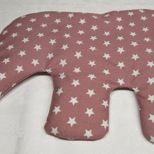 Cold pillow/heat pillow/grain pillow elephant organic rye grains 2 motifs image 1