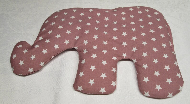 Cold pillow/heat pillow/grain pillow elephant organic rye grains 2 motifs image 1