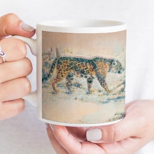 Leopard Coffee Mug, Jungle Vibes Coffee Cup, Boho Mug