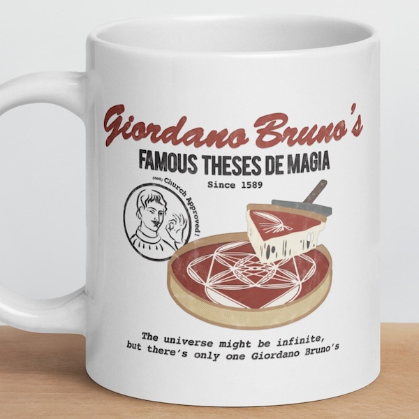 Giordano Bruno Funny Esoteric Mug, Occult Philosophy Gift, Hermetic Joke