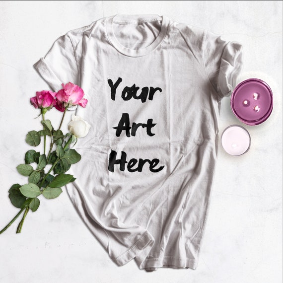 Bella Canvas 3001 Romantic Flat Lay  Spring Shirt