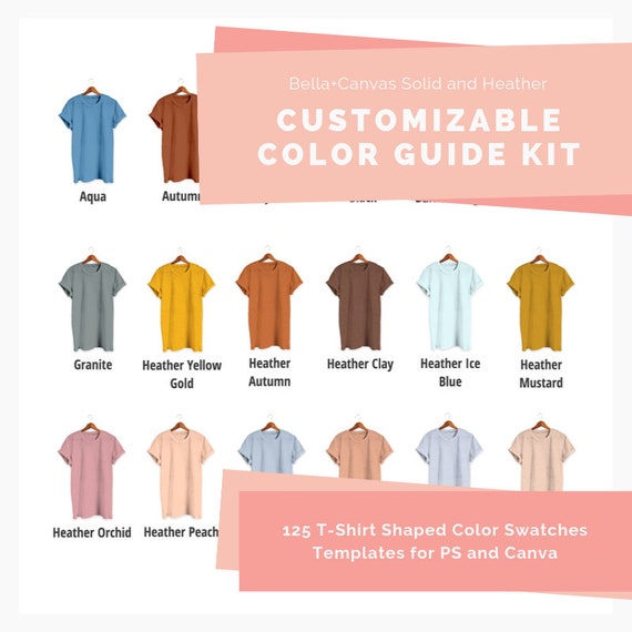 How To Create A Color Chart For Etsy