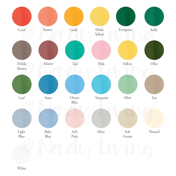 Color Chart Colors