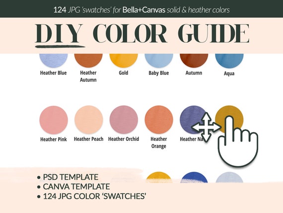 How To Create A Color Chart For Etsy