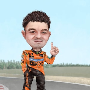 Lando Norris McLaren Gepersonaliseerde F1-wenskaart
