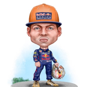 Max Verstappen gepersonaliseerde F1-wenskaart
