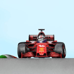 Charles Leclerc personalisierte F1-Motorsport-Karte
