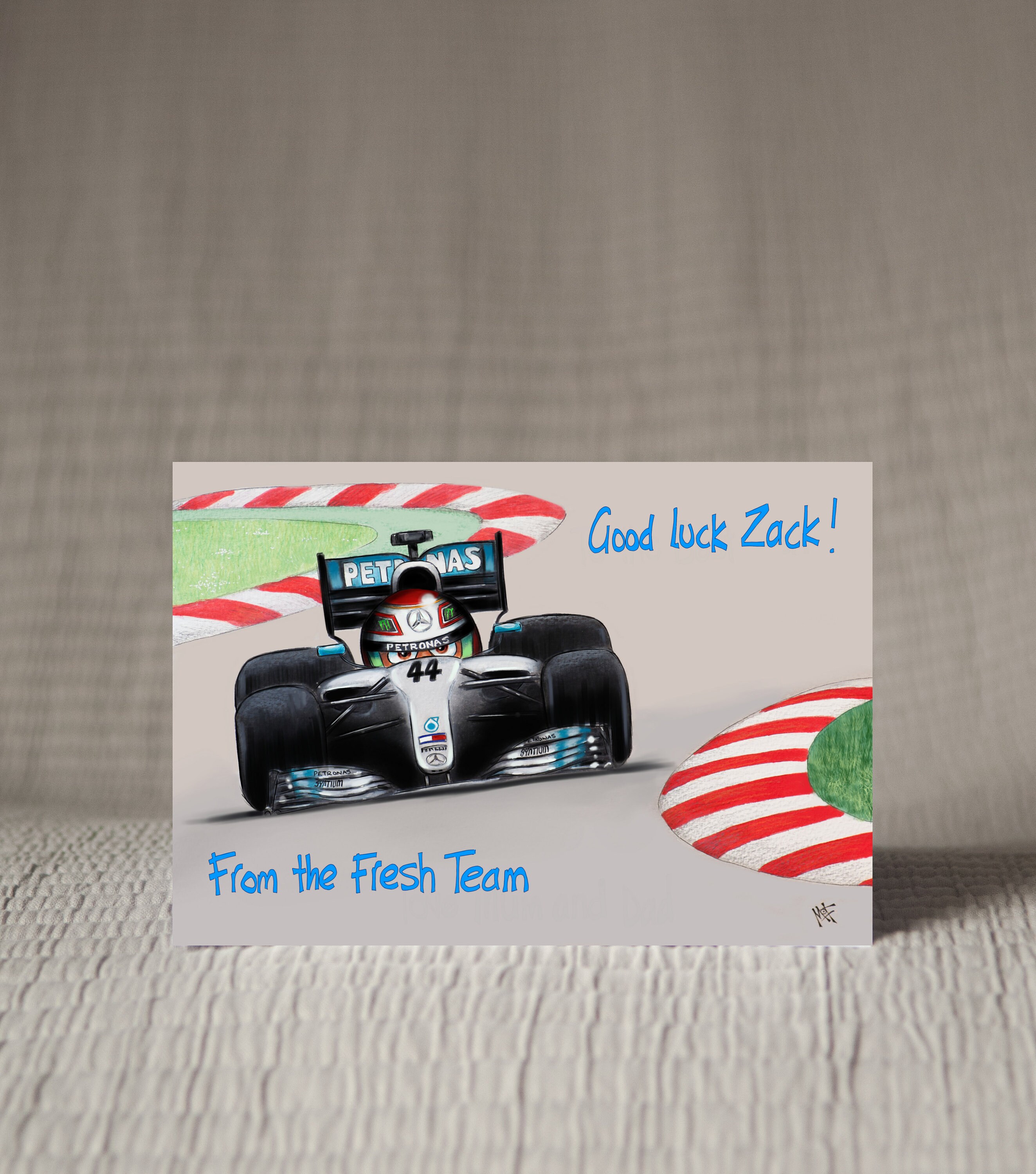 Lewis Hamilton F1 Motorsport Card - Etsy