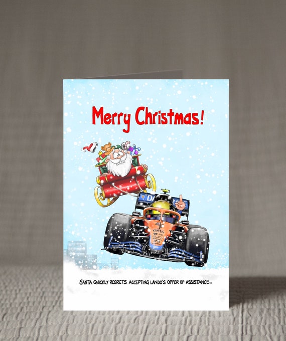 マッカラン　クリスマスカード ランド・ノリス マクラーレン フォーミュラ1 クリスマス / ホリデー