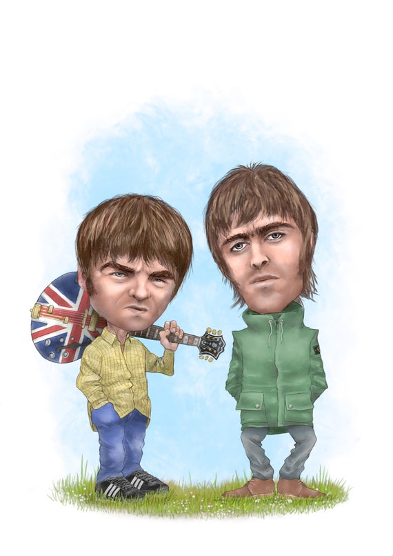 Personalised Oasis / Liam Gallagher / Noel Gallagher Greetings