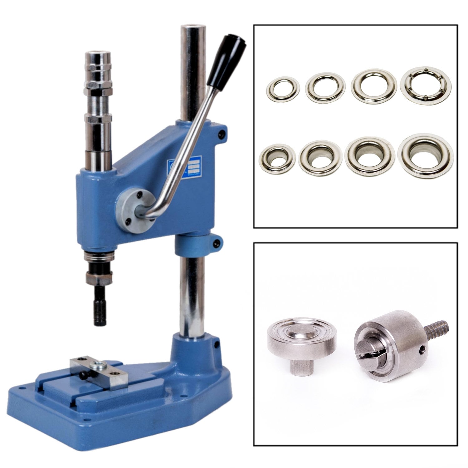 Foratura Tessuti Kit Pinza Occhielli Professionale Con 1000 Pezzi - Per Teloni, Tessuti E Pelle Ferramenta Per Riparazioni