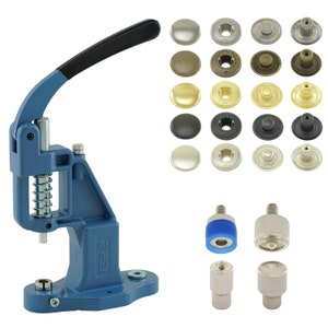 Snap fastener press, snap fasteners steel, tool