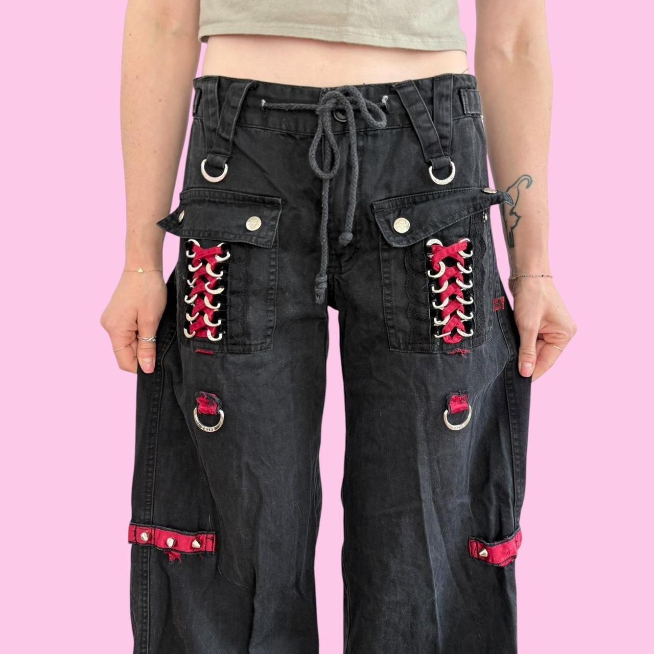 【THEAIRTOWN】Vintage Numbering Patch Wide Pants ★ THEAIRTOWN】number cargo wide pt☆追跡可