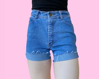 Denim Cut off Shorts | Etsy