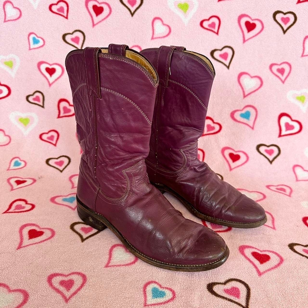 Vintage Western Cowboy Boots Screaming Eagle Acme 1974