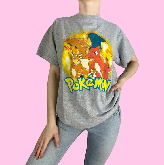 00’s Nintendo POKEMON CHARIZARD T-SHIRT ULTRA RARE Vintage Pokemon Nintendo Charizard Shirt 2000