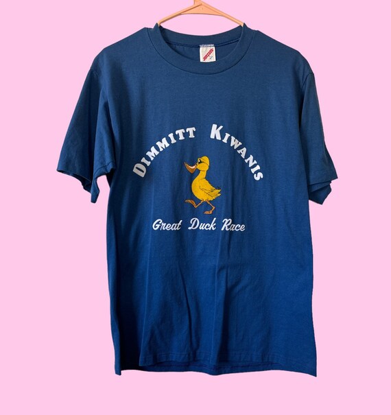Vintage 90s Dimmitt Texas Cute Duck Novelty T-shi… - image 3