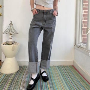 Vintage faded grey wash western jeans by Wrangler W30/31 image 4