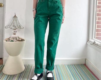 Vintage green denim jeans by Gap W24/25