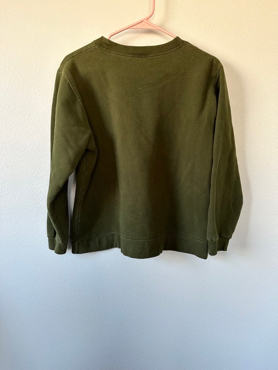 Vintage 90s Cherokee Dark Green Sweatshirt Size s… - image 4