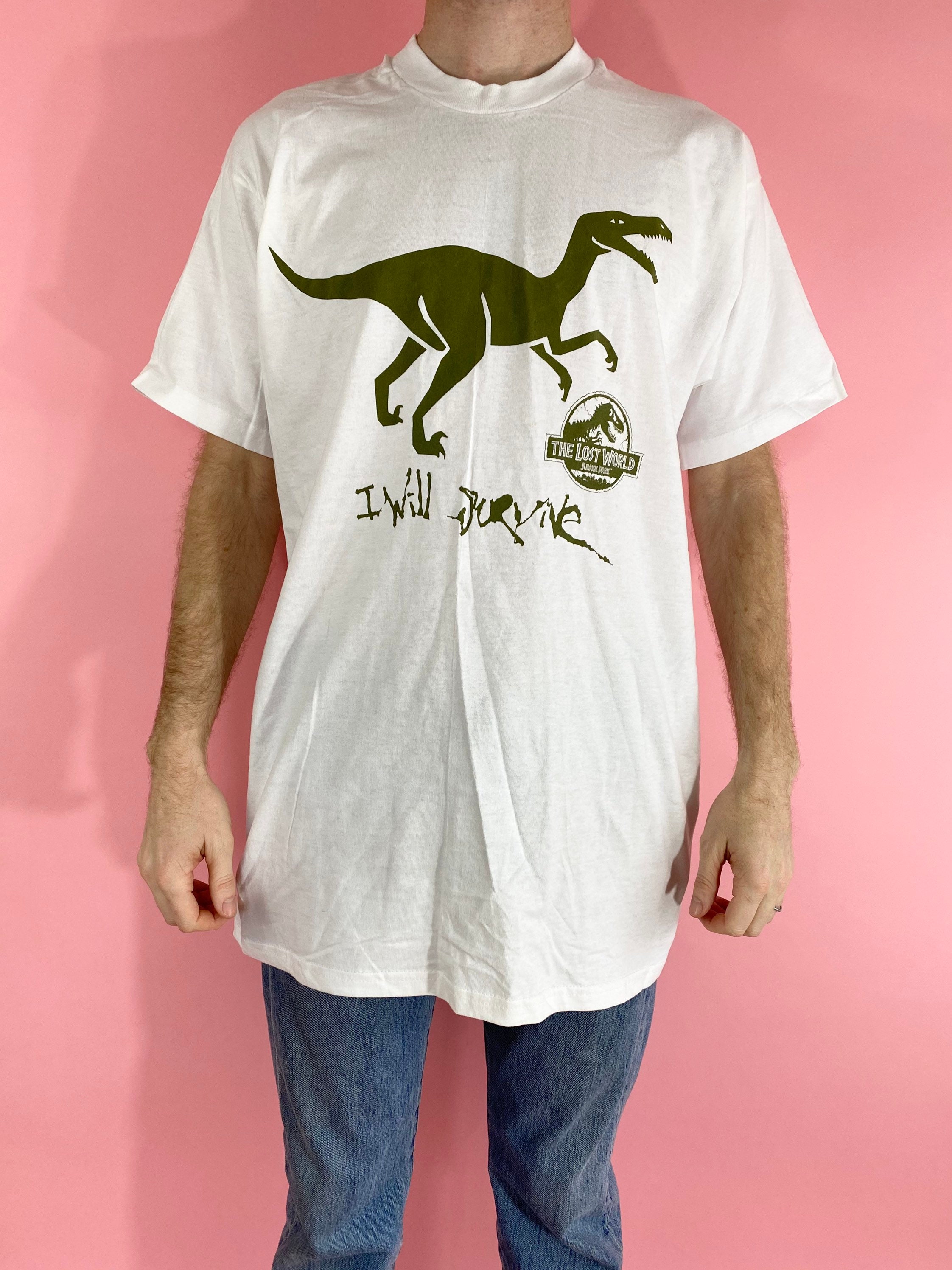 Vintage 90s 1990s Jurassic Park the Lost World “I Will