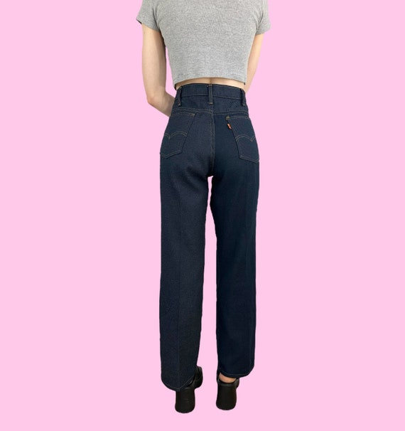 Vintage Levi’s Polyester Denim Trouser Pants W33 - image 3