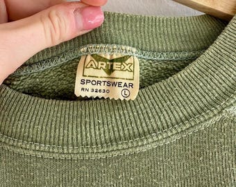 usa vintage lightgreen sweat 両面 usa vintage lightgreen sweat 両面