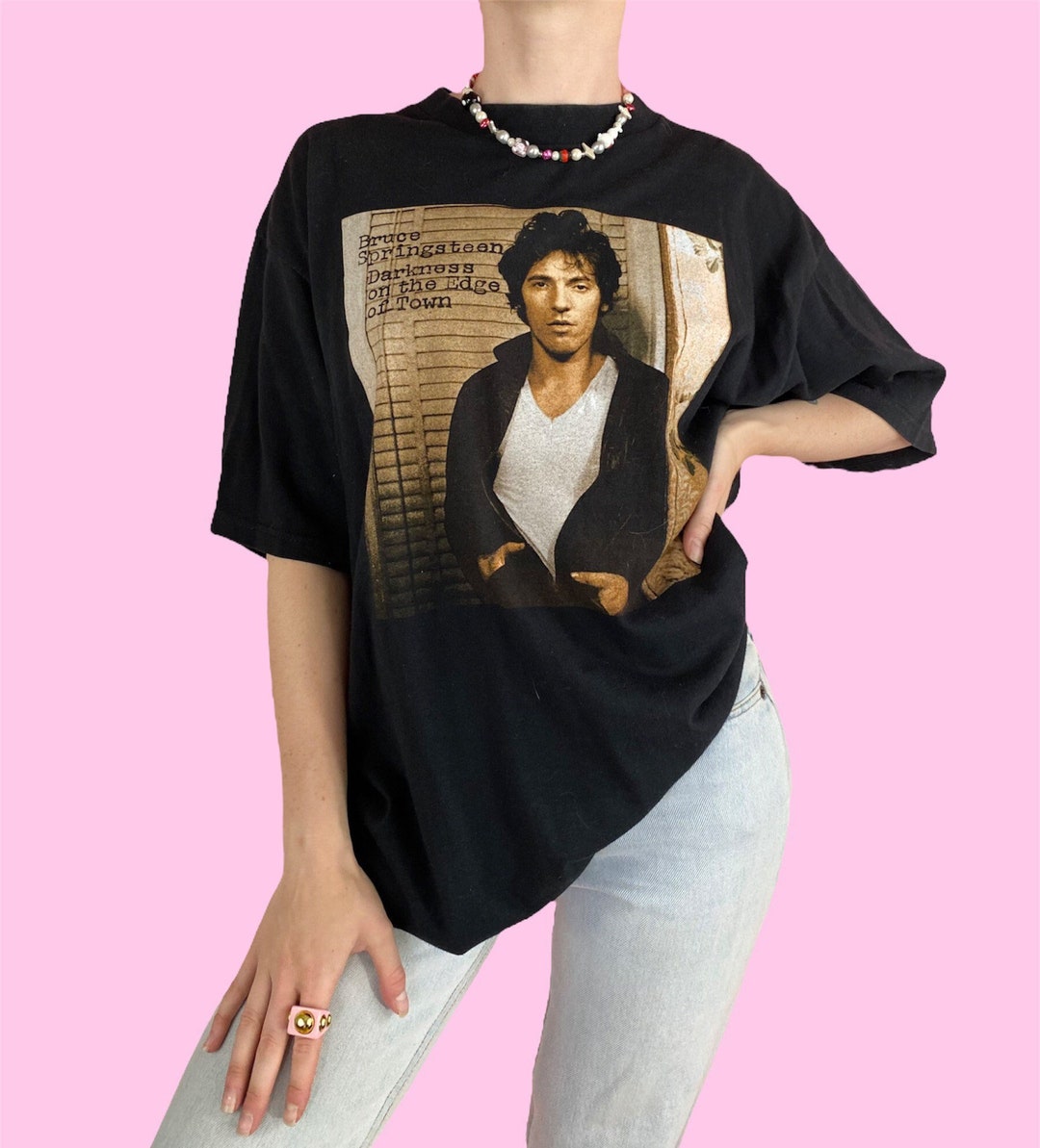 Vintage 1998 Bruce Springsteen Tee: Darkness on the Edge of Town