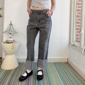 Vintage faded grey wash western jeans by Wrangler W30/31 image 3